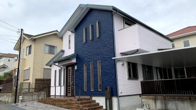 神戸市垂水区Ｏ様邸外壁屋根塗装完成写真