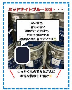 ミッドナイトブルー　アステックペイント